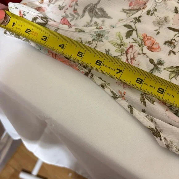 Frye Sleeveless Floral Button Front Maxi Dress. - Picture 8 of 9
